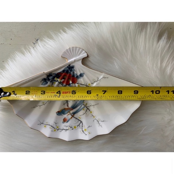vintage Jay : fine china fan shaped plate - Picture 10 of 10
